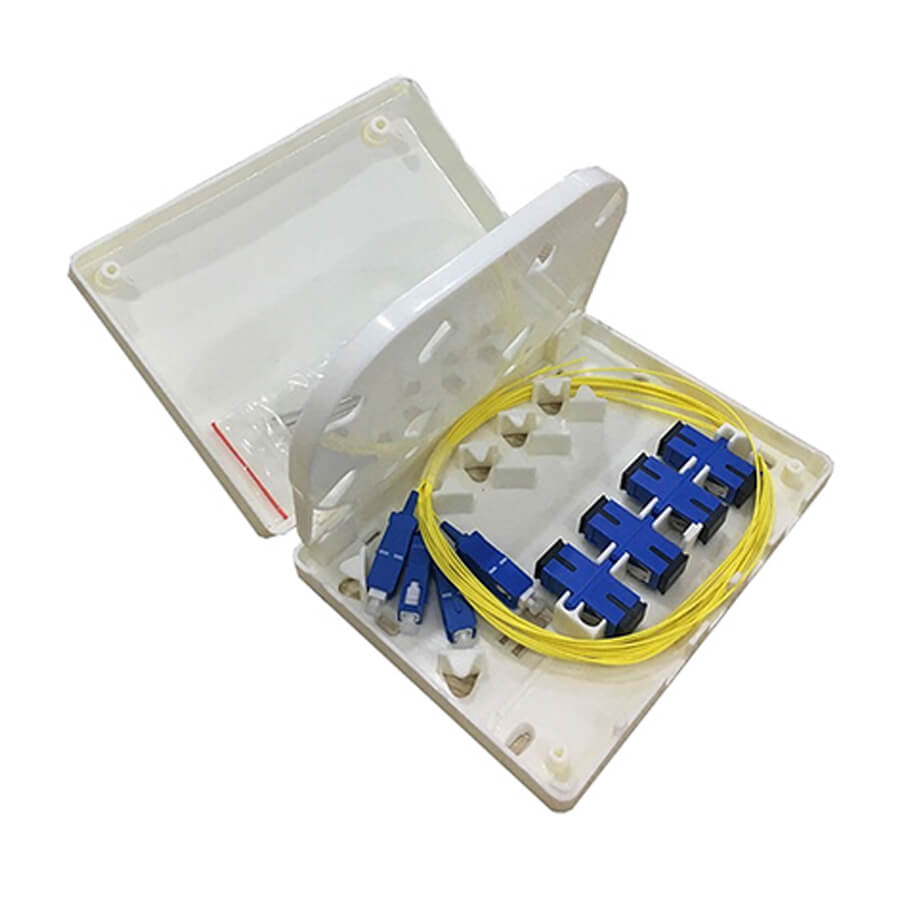 Hộp phối quang ODF dùng trong nhà 4FO FTTH (không khay)